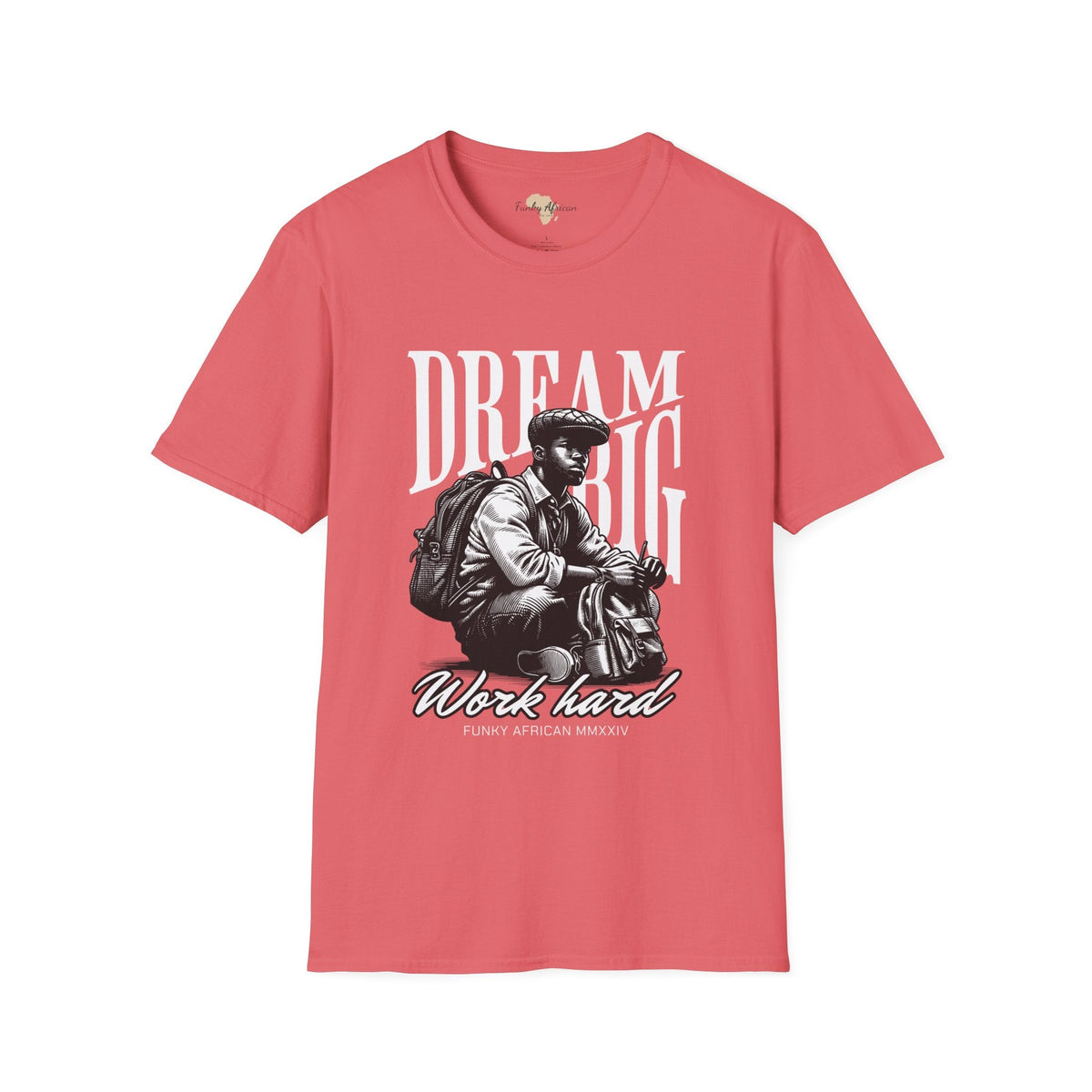 Dream big unisex softstyle tee Funky African