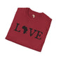 One love unisex softstyle tee Funky African