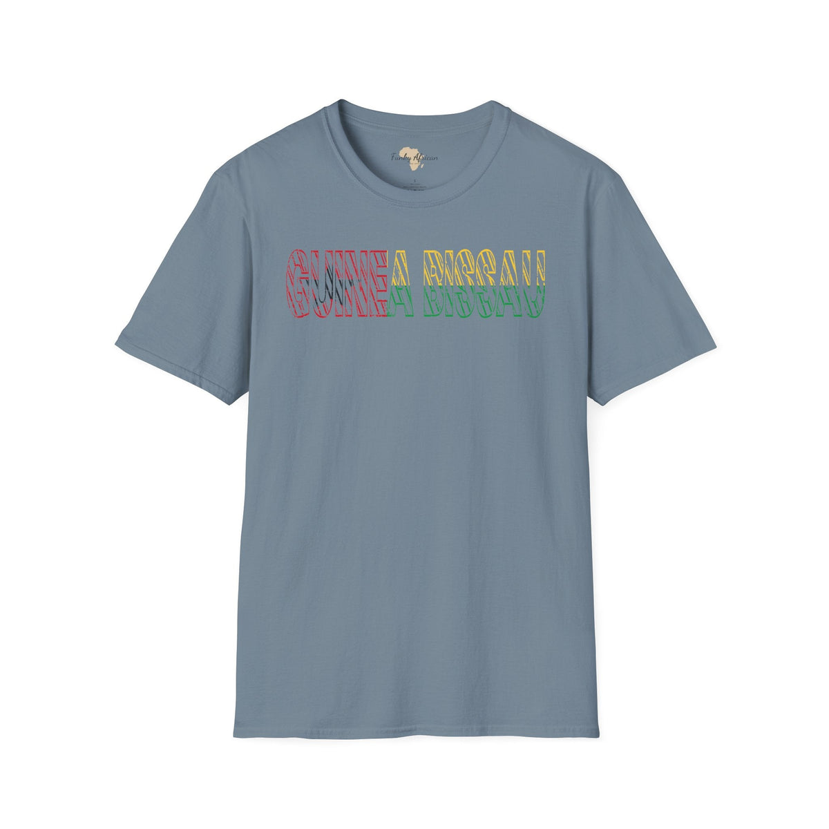 Guinea-Bissau text unisex softstyle tee Funky African
