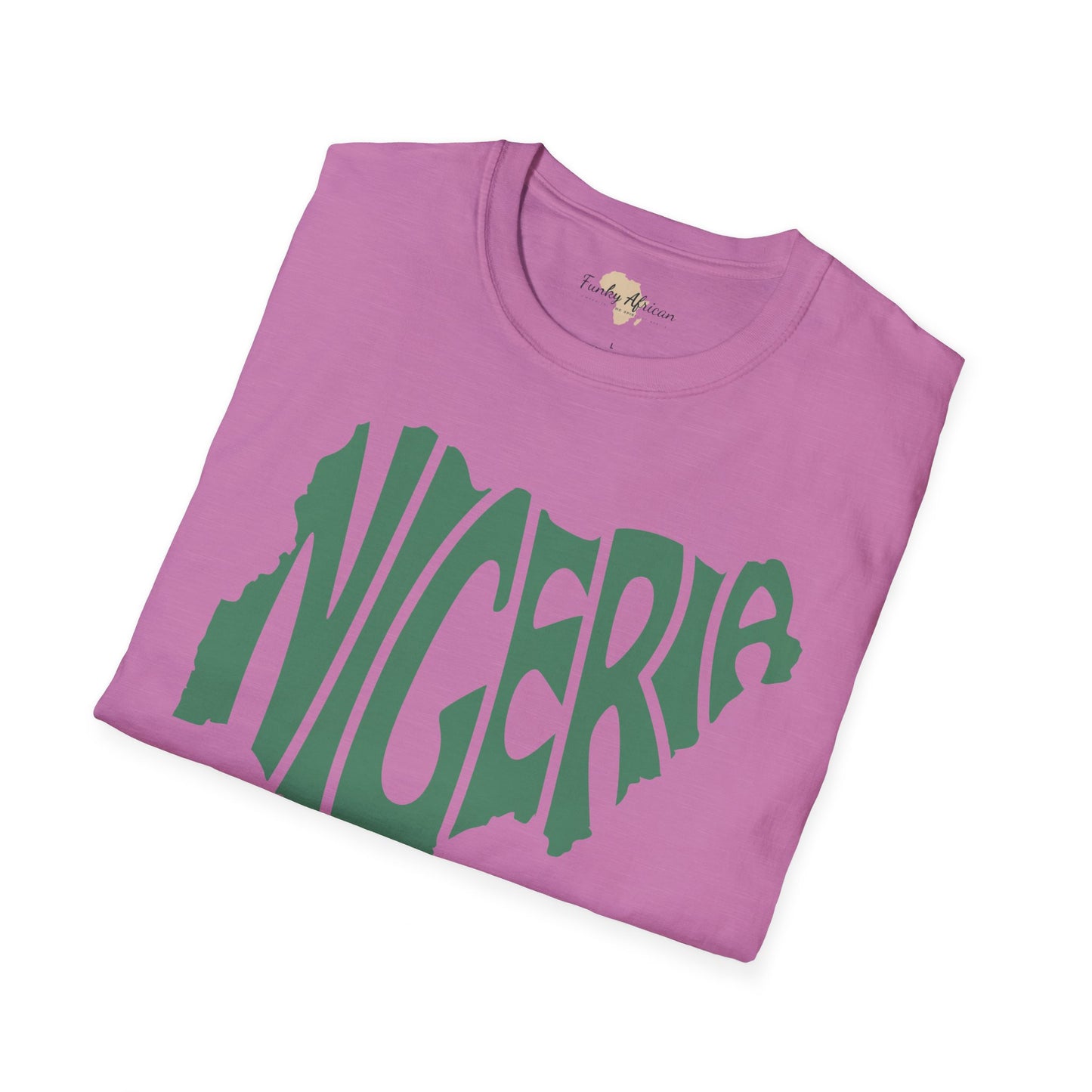 Nigeria cut unisex softstyle tee