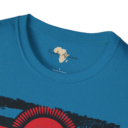 Malawi strip unisex softstyle tee