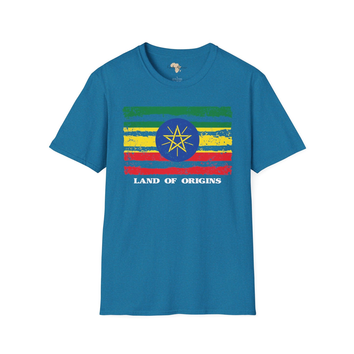 Ethiopia strip unisex softstyle tee