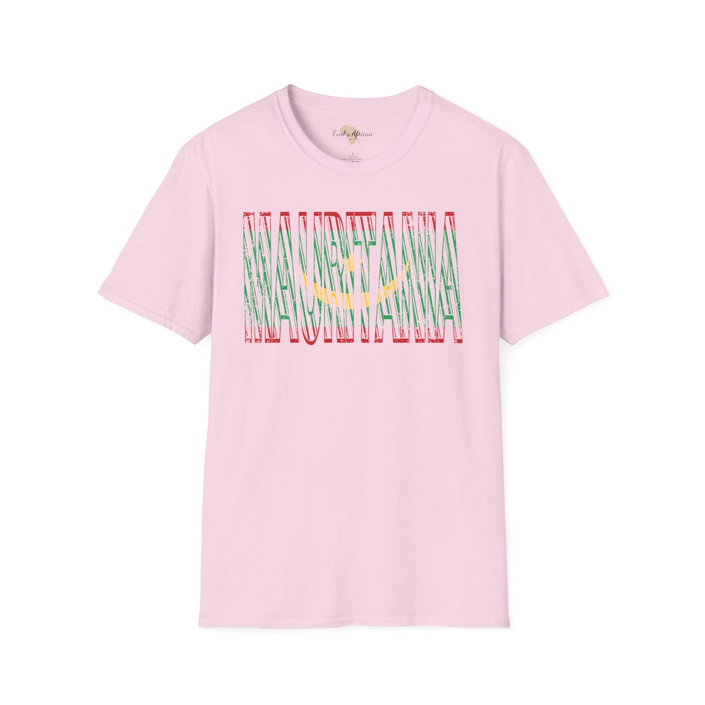 Mauritania text unisex softstyle tee