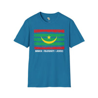 Mauritania strip unisex softstyle tee Funky African