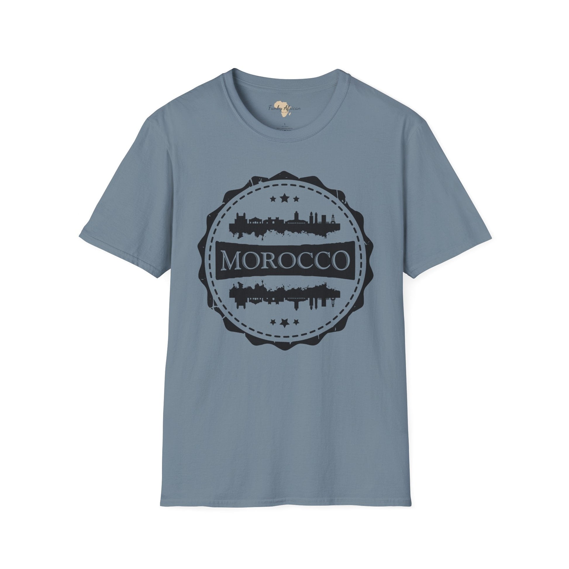 Morocco Stamp unisex tee Funky African