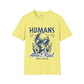 Humans aren't real unisex tee Funky African