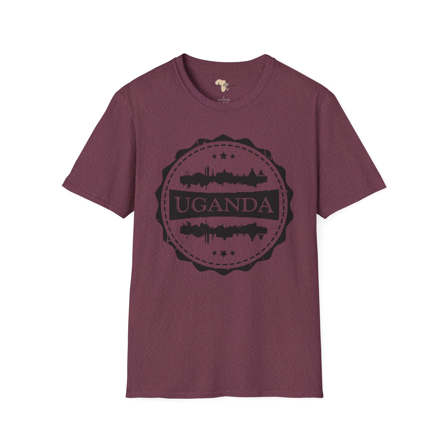 Uganda Stamp unisex tee