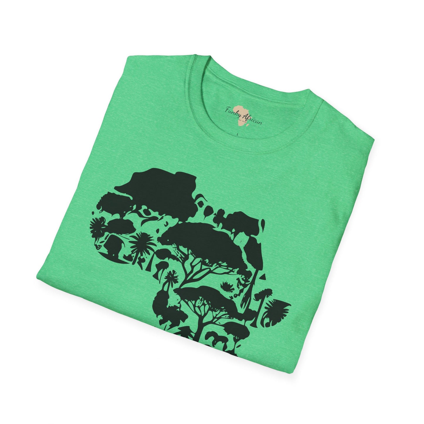 African map unisex softstyle tee