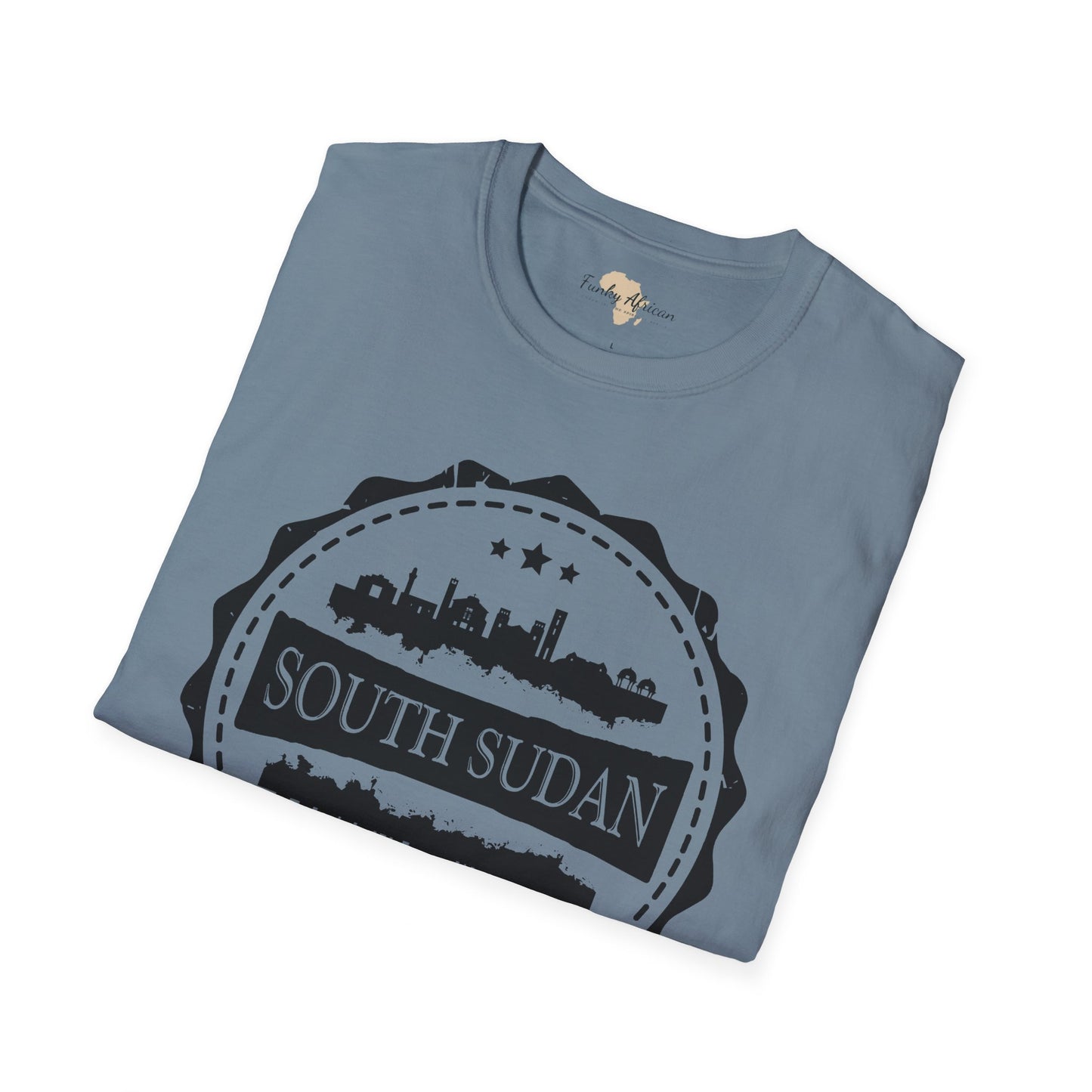 South Sudan Stamp unisex tee