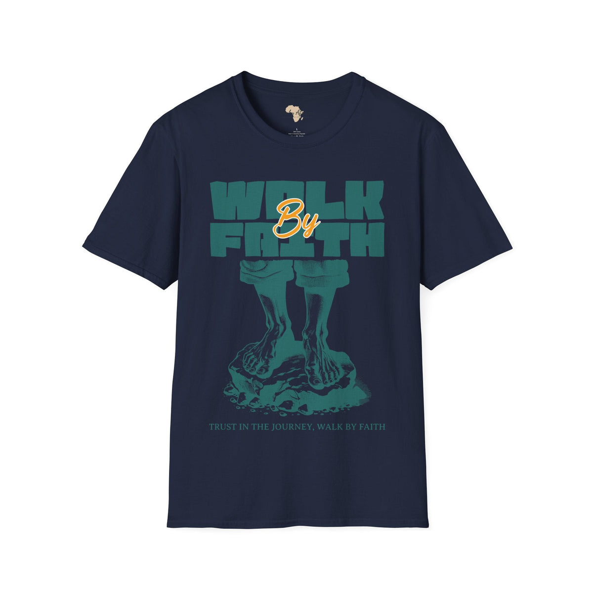 Walk by faith unisex tee Printify