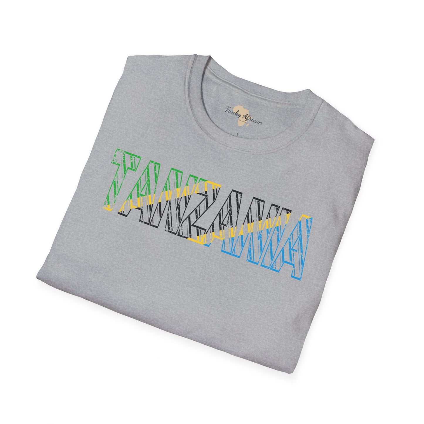 Tanzania text unisex softstyle tee