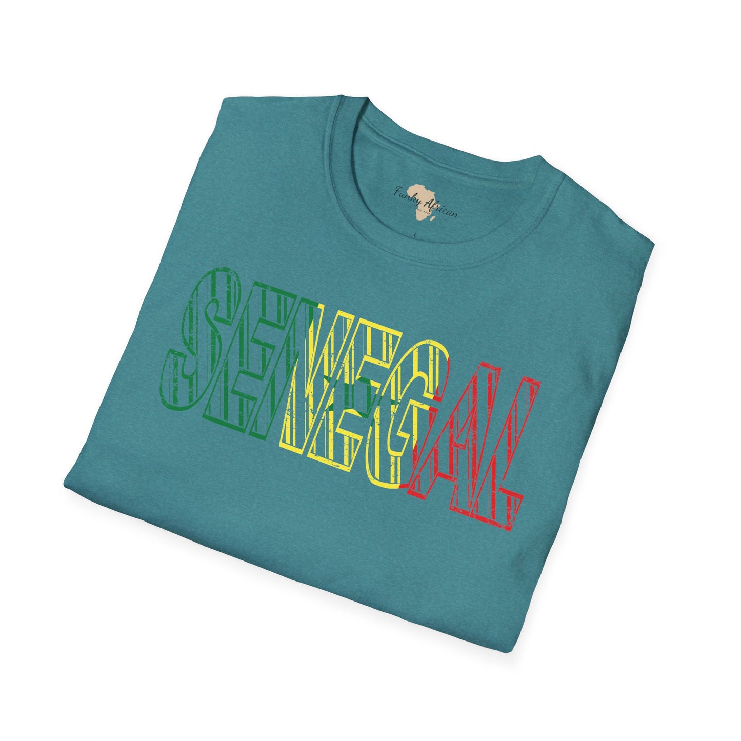 Senegal text unisex softstyle tee