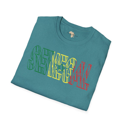 Senegal text unisex softstyle tee