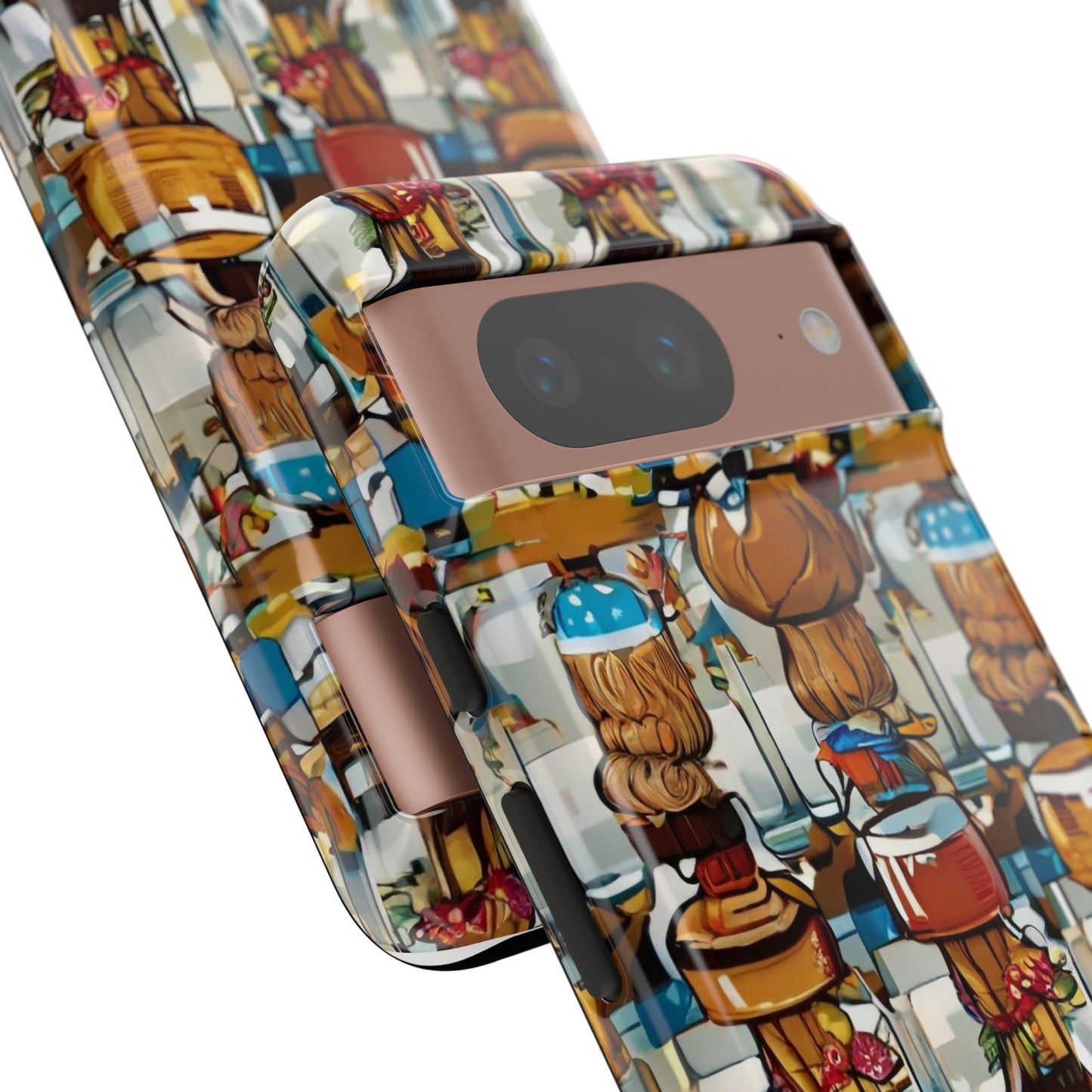 African Print Google Pixel Tough Cases