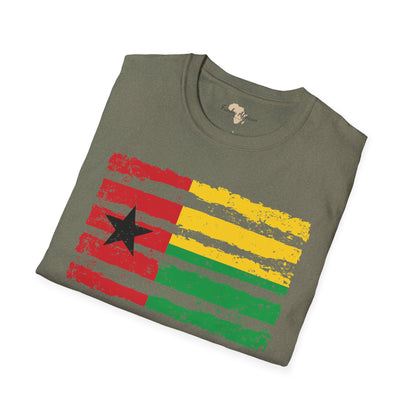 Guinea-Bissau strip unisex softstyle tee