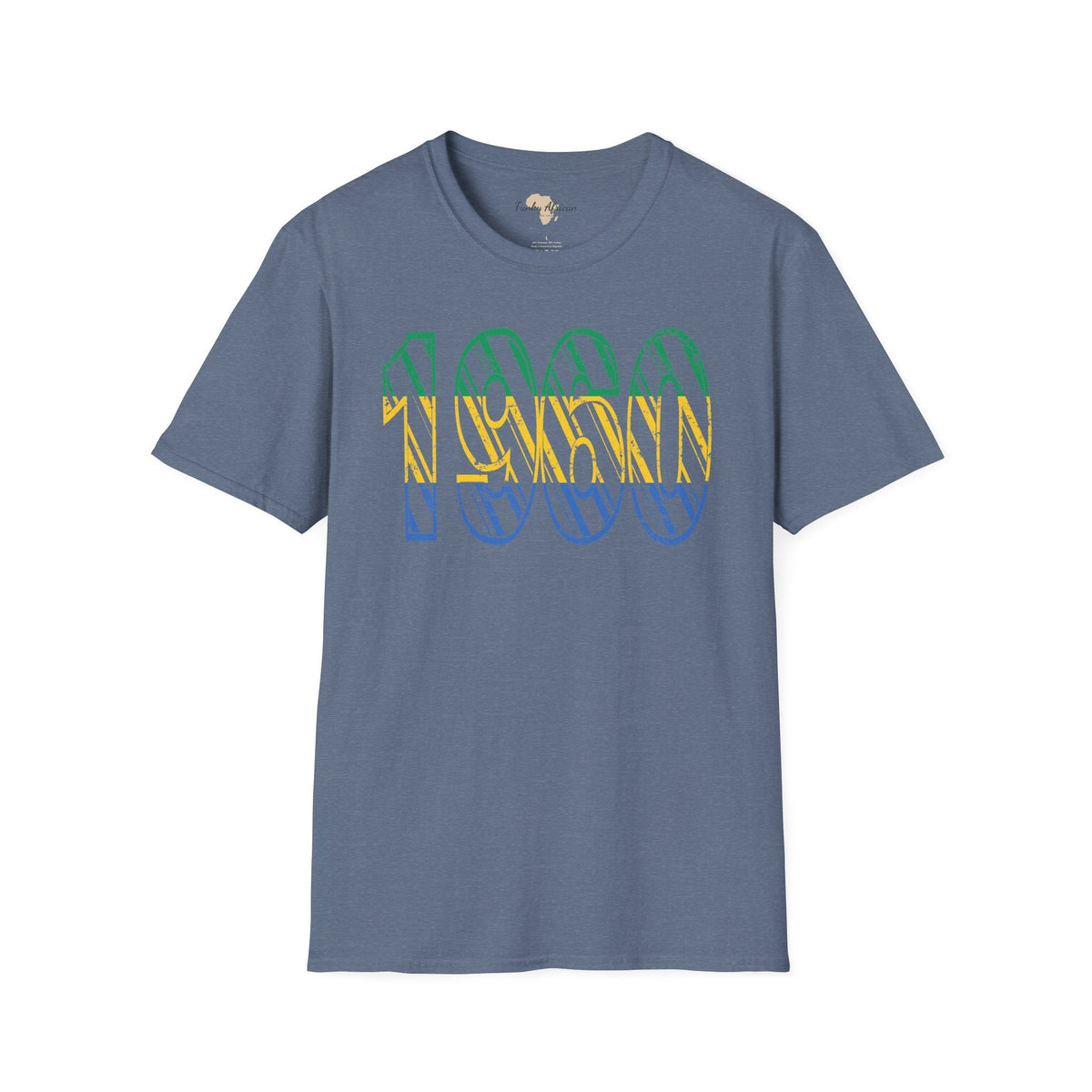 Gabon year unisex softstyle tee Funky African