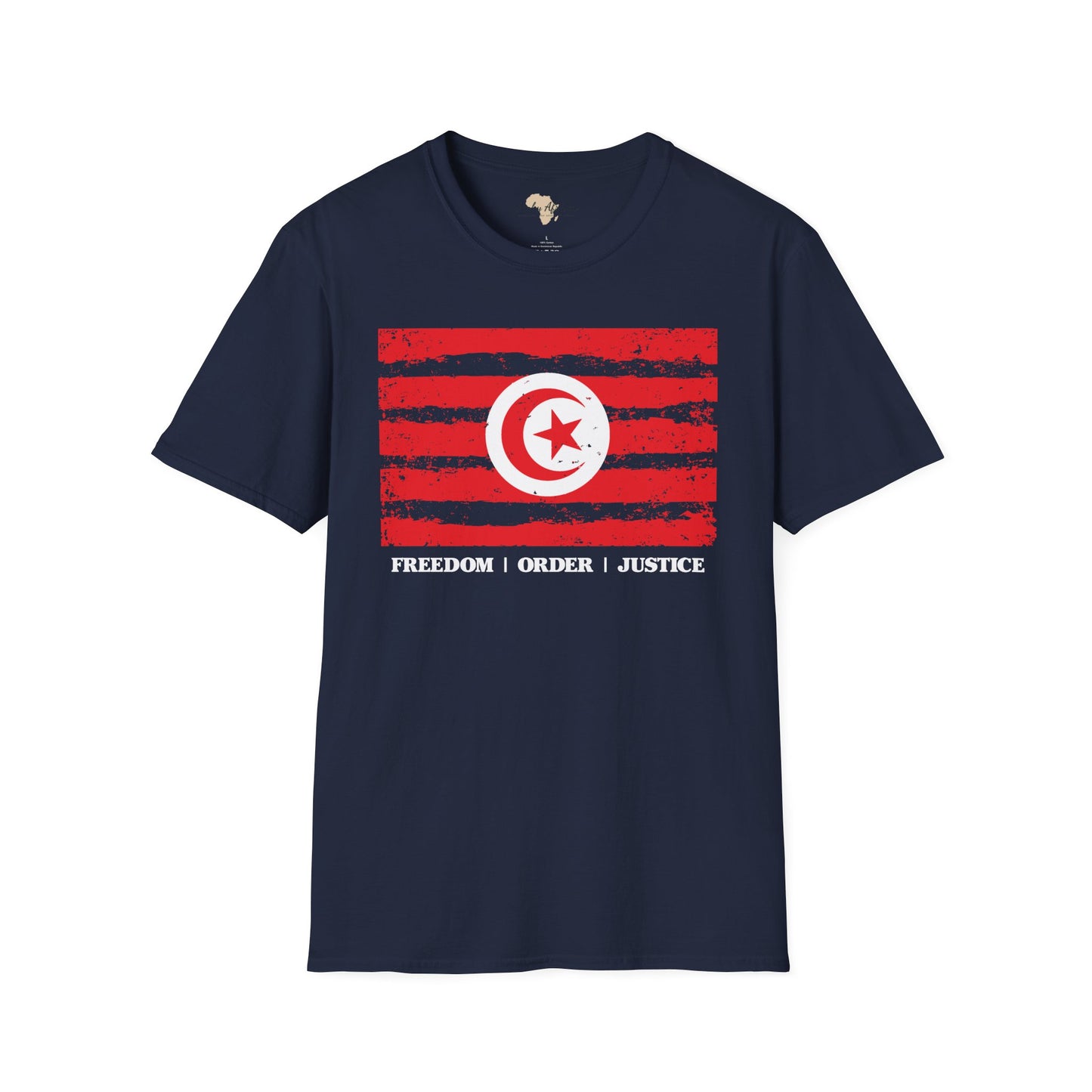 Tunisia strip unisex softstyle tee