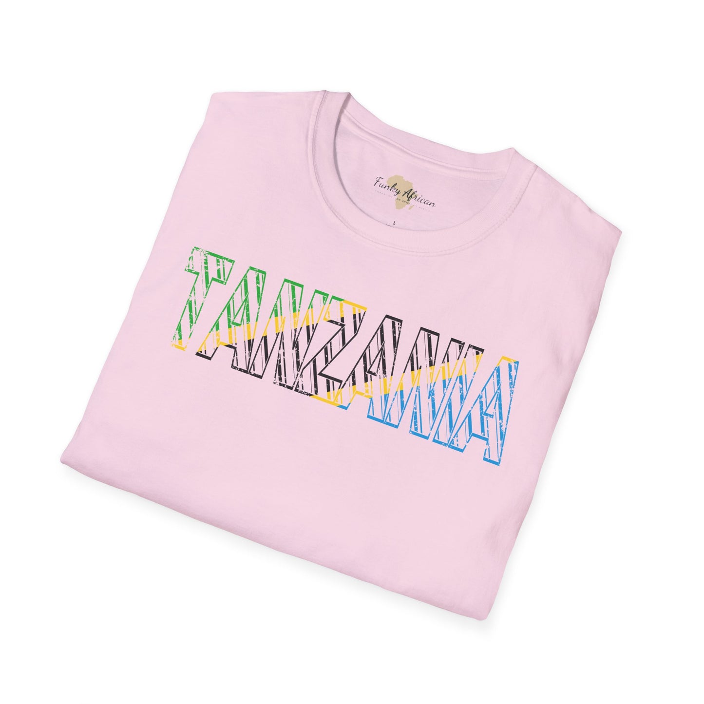 Tanzania text unisex softstyle tee