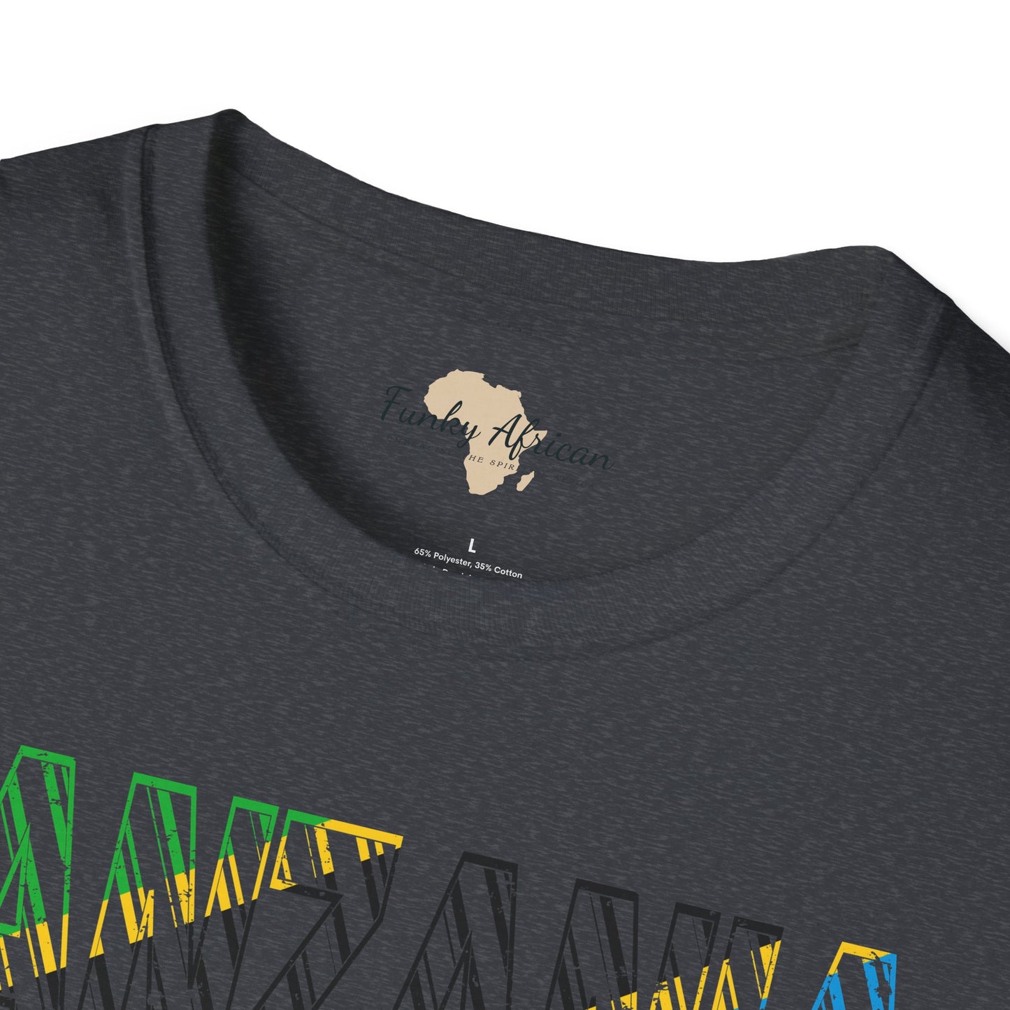 Tanzania text unisex softstyle tee