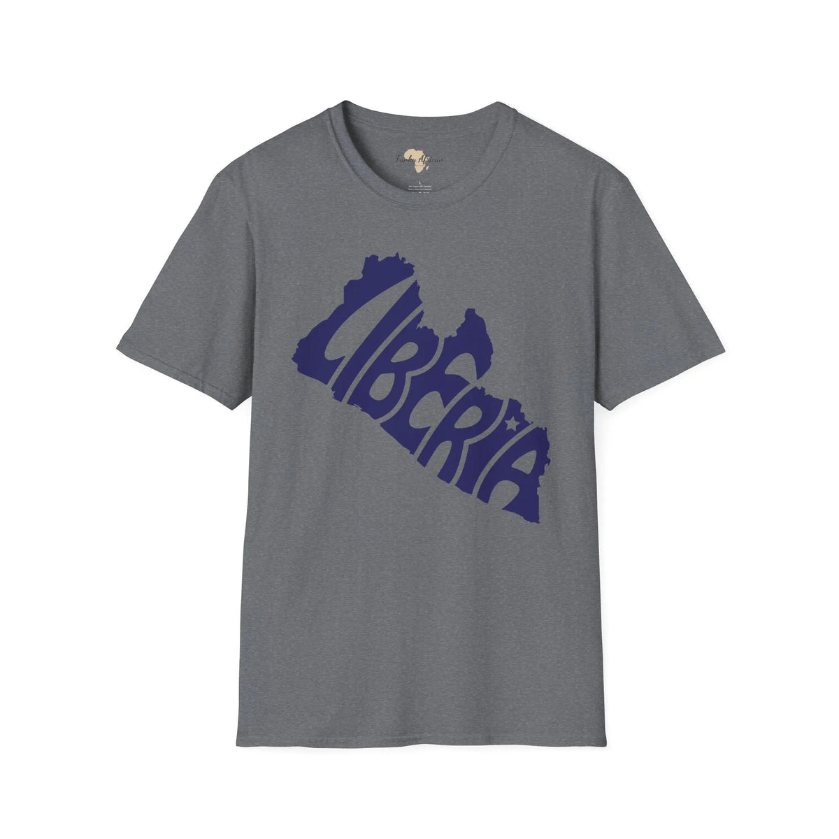 Liberia cut unisex softstyle tee Funky African