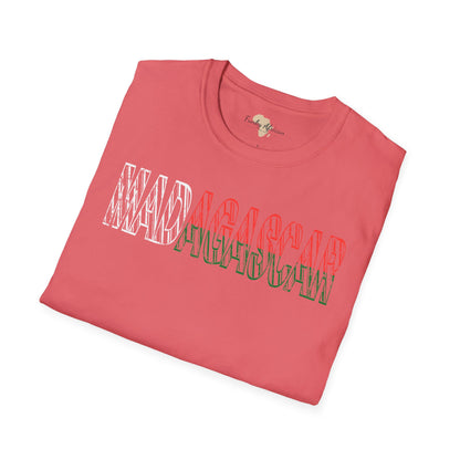 Madagascar text unisex softstyle tee