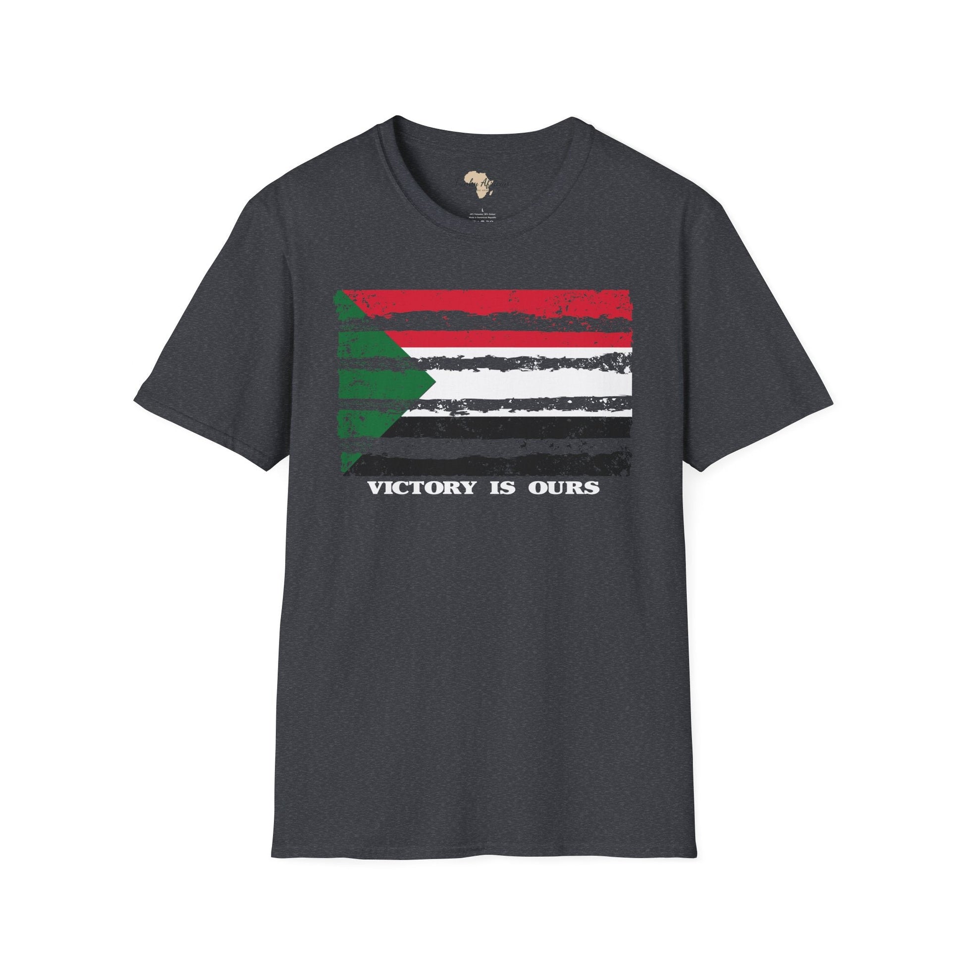 Sudan strip unisex softstyle tee Funky African
