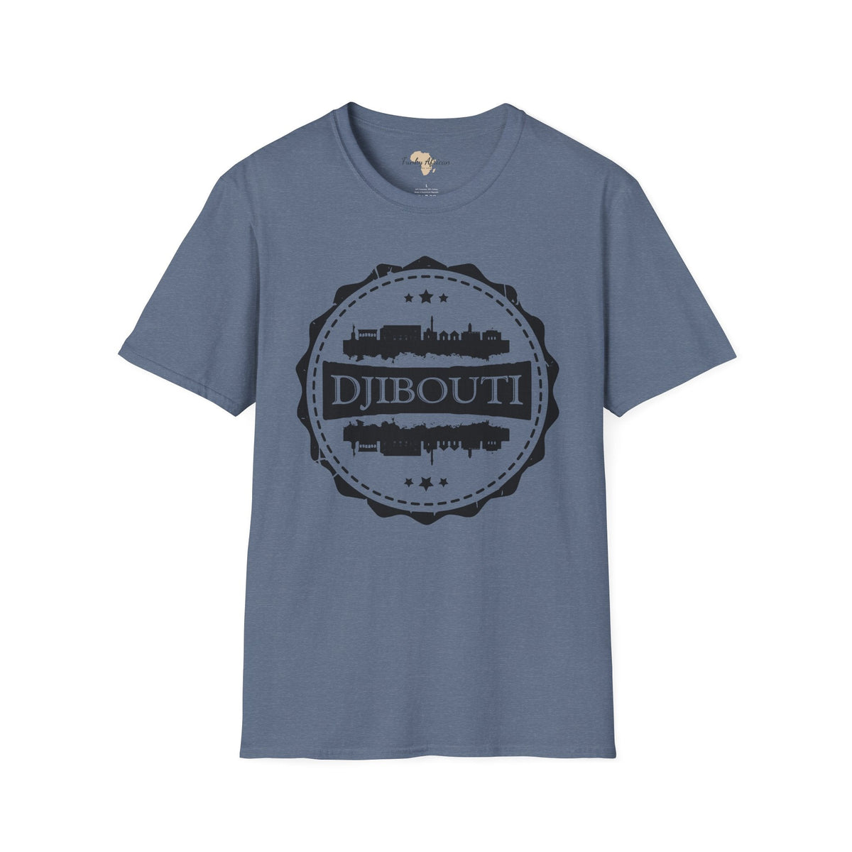 Djibouti Stamp unisex tee Funky African