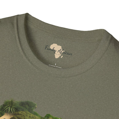 African forest unisex softstyle tee