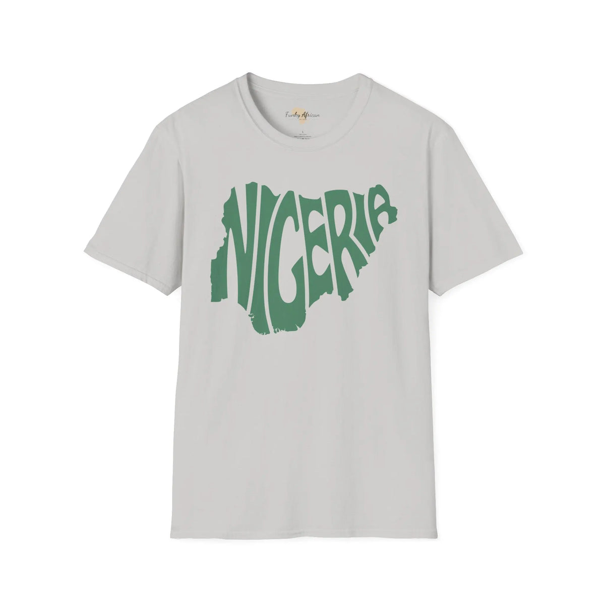 Nigeria cut unisex softstyle tee Funky African