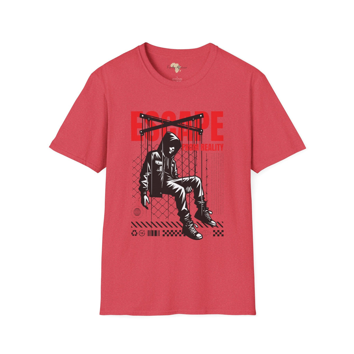 Escape from reality unisex softstyle tee Funky African