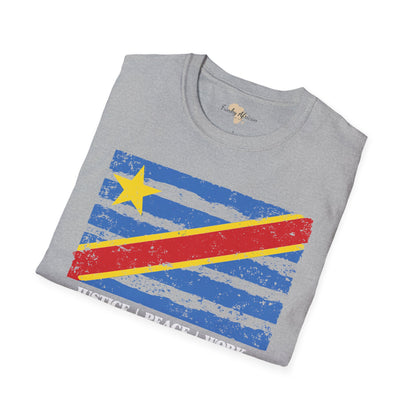 DR Congo strip unisex softstyle tee