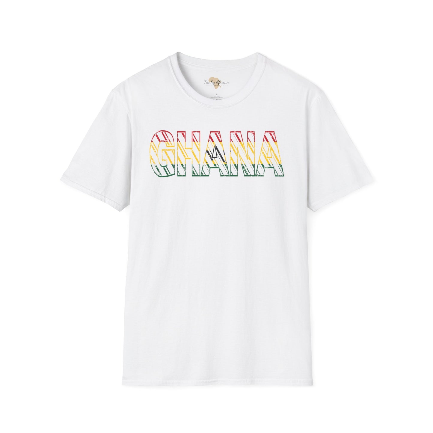 Ghana text unisex softstyle tee