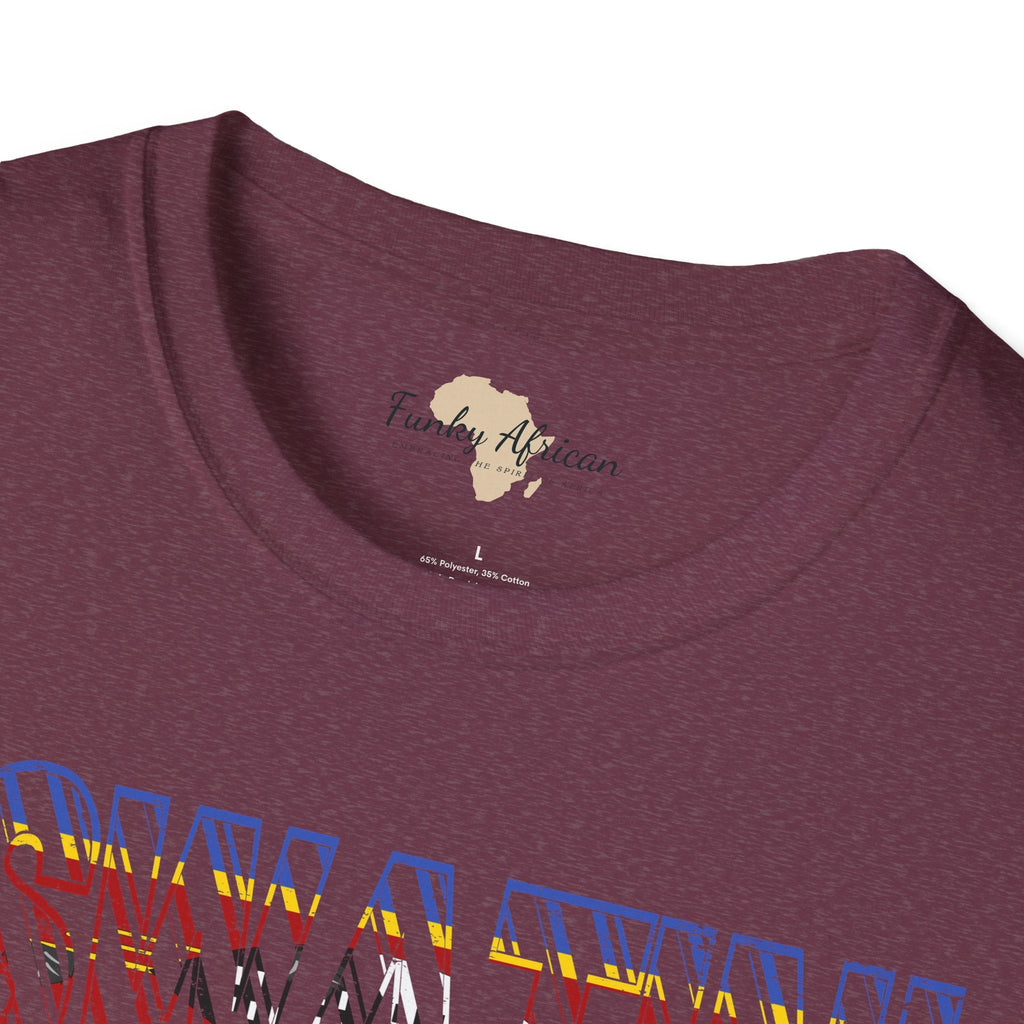 Eswatini text unisex softstyle tee Funky African