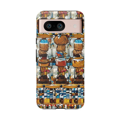 African Print Google Pixel Tough Cases