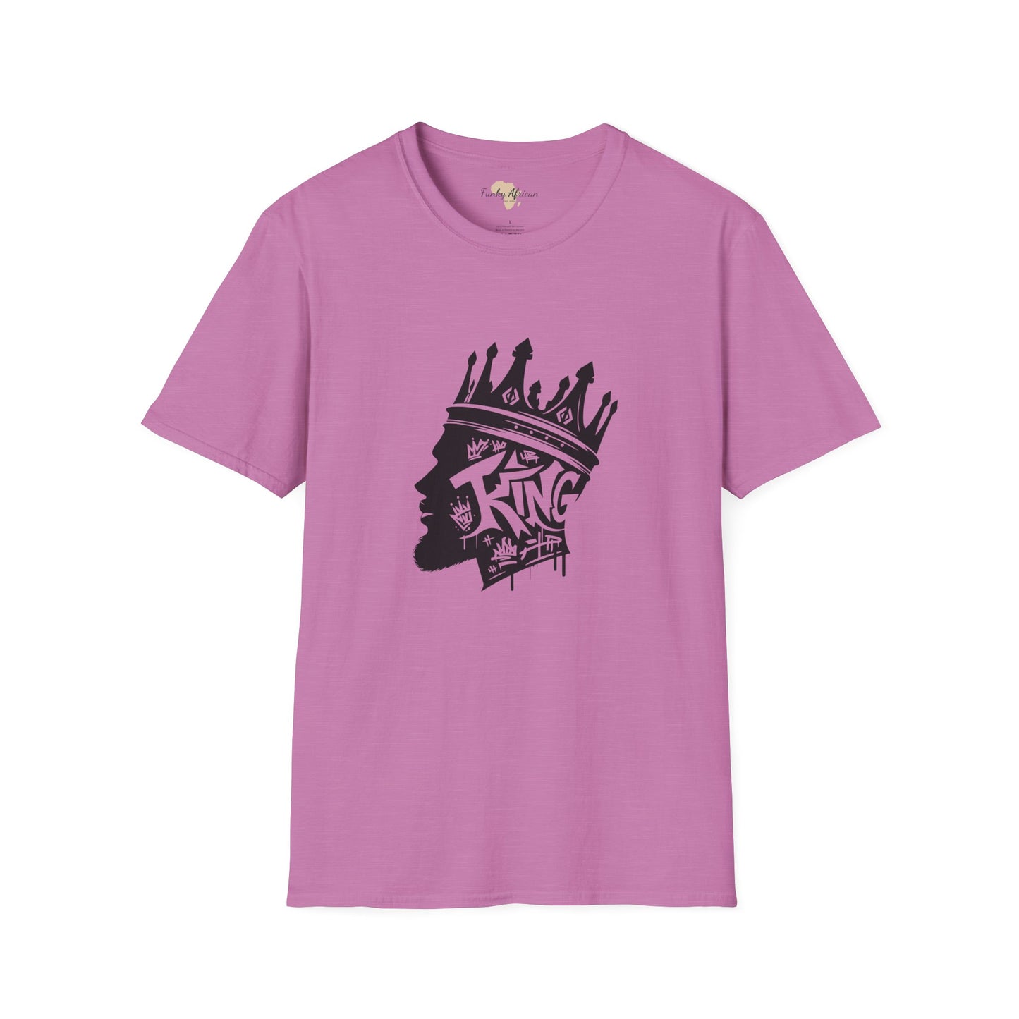 African King graffiti unisex softstyle tee