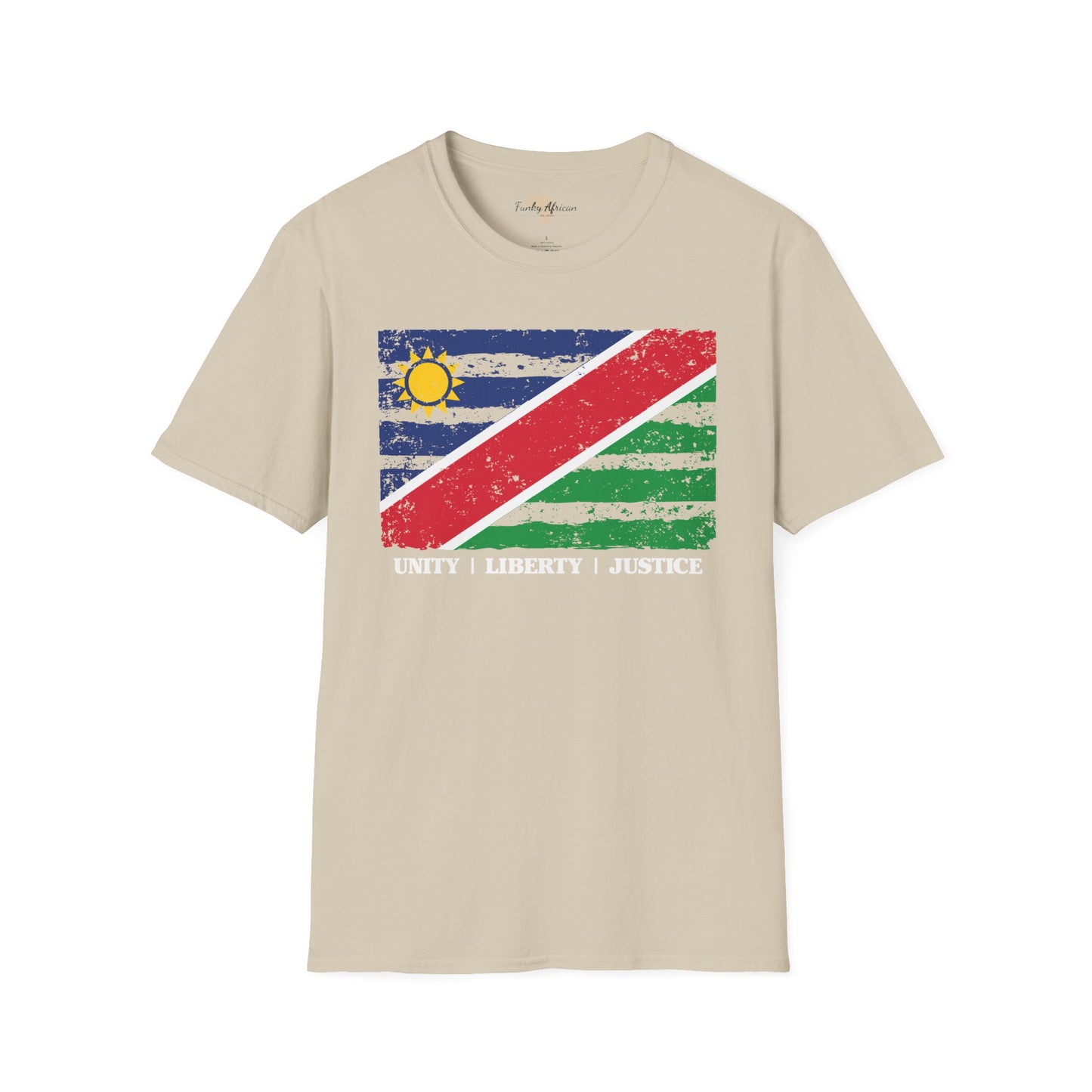 Namibia strip unisex softstyle tee