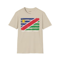 Namibia strip unisex softstyle tee Funky African