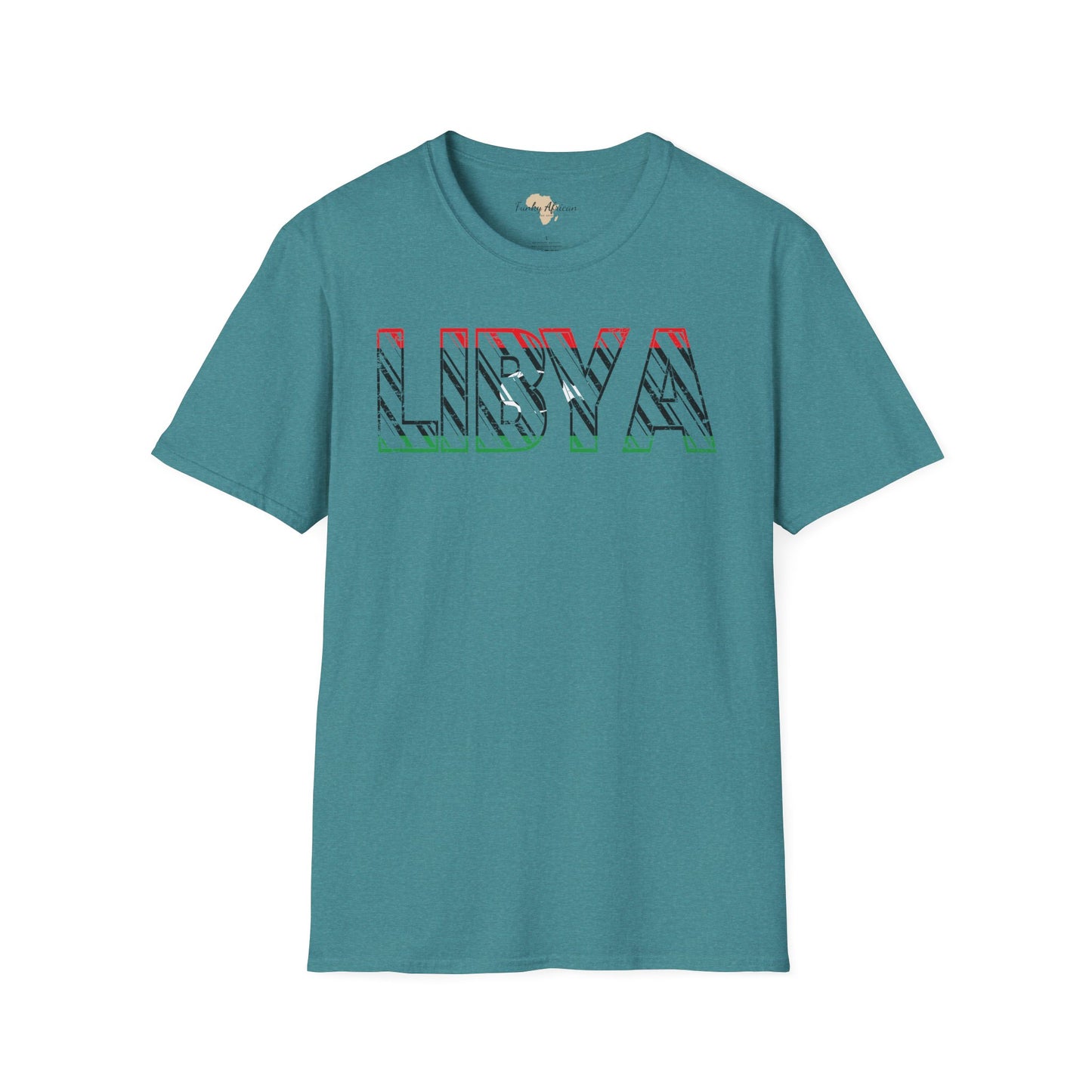 Libya text unisex softstyle tee