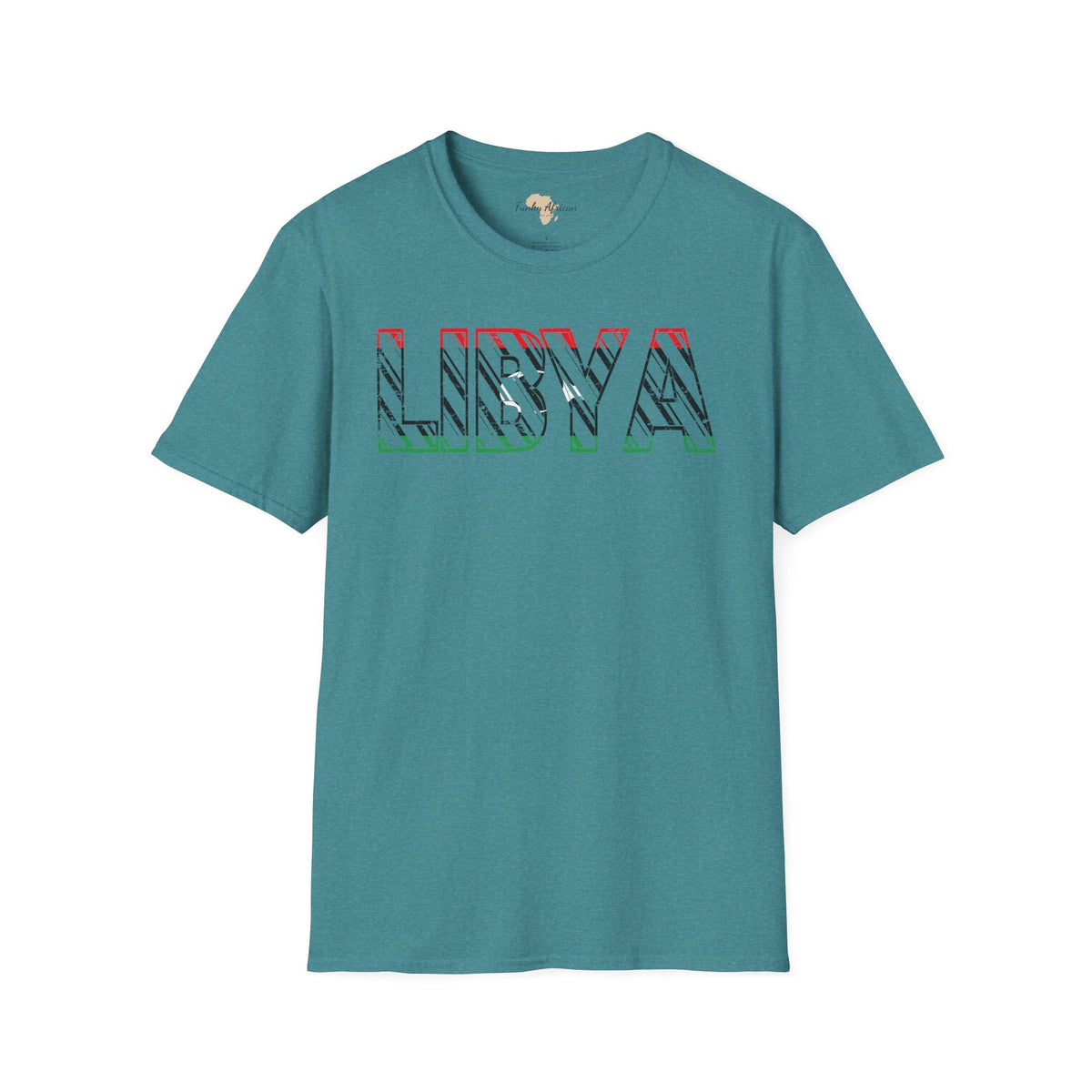 Libya text unisex softstyle tee Funky African