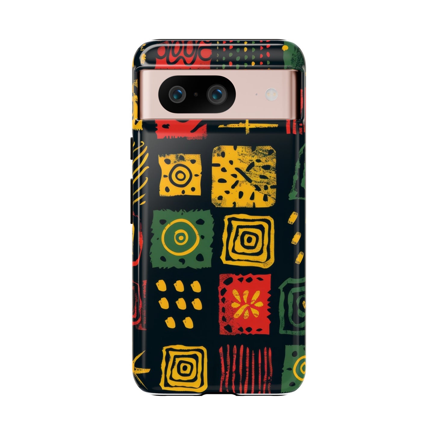 African Print Google Pixel Tough Cases