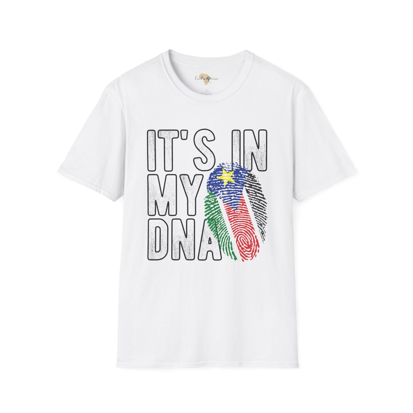 it's in my DNA unisex tee - South Sudan