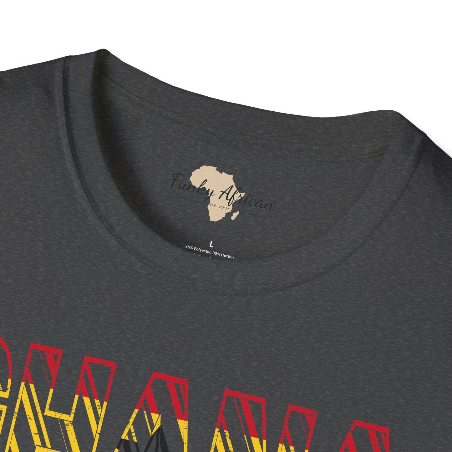 Ghana text unisex softstyle tee