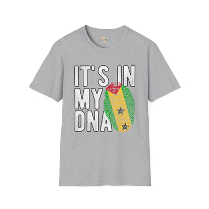 it's in my DNA unisex tee - São Tomé and Príncipe