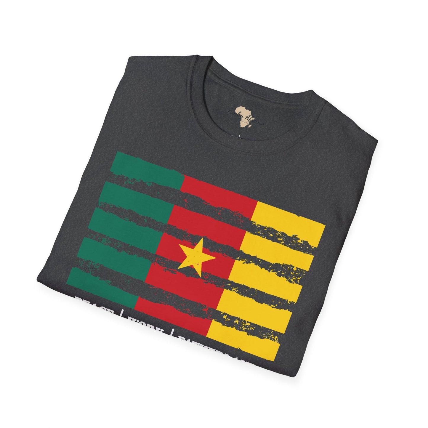 Cameroon strip unisex softstyle tee