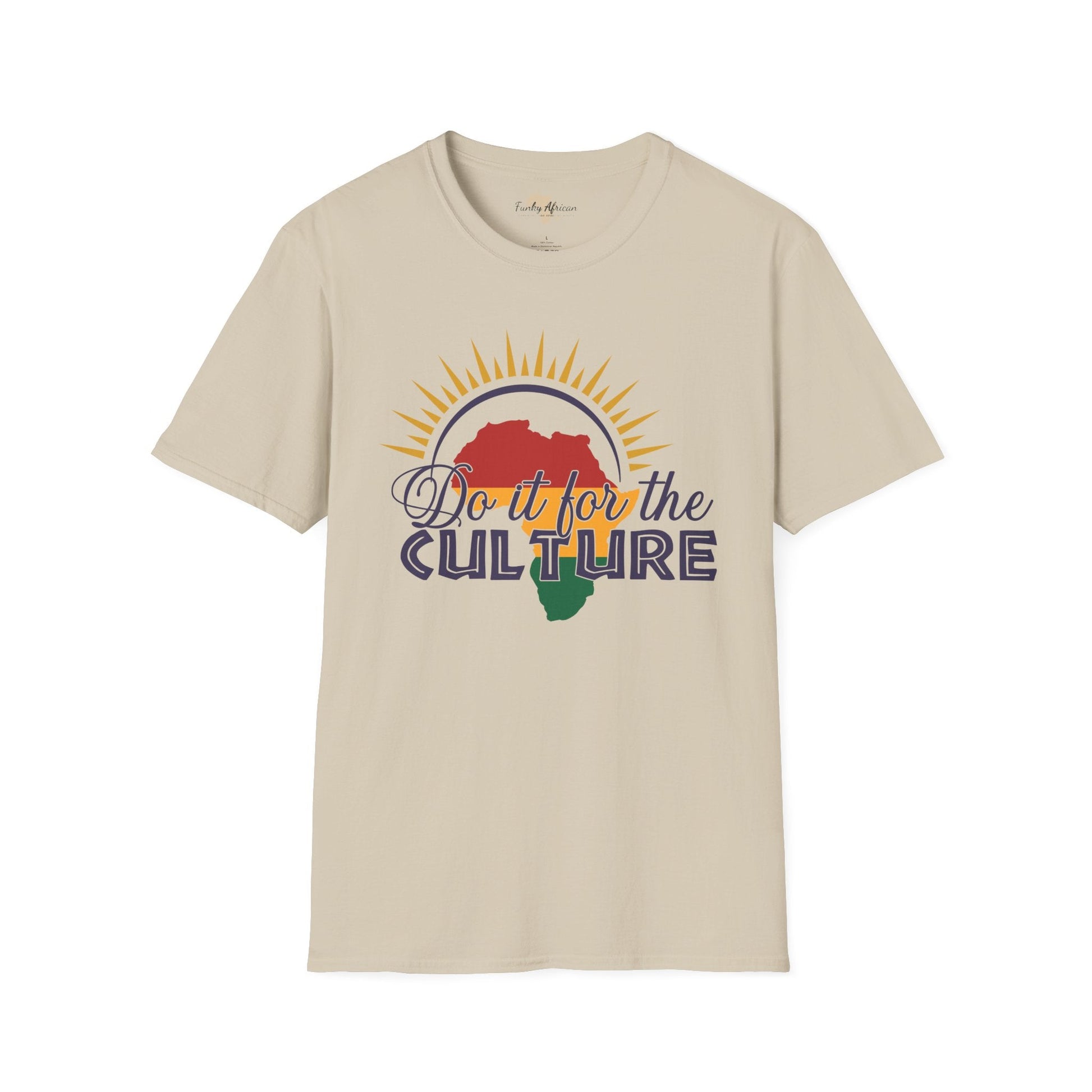 For the culture unisex softstyle tee Funky African
