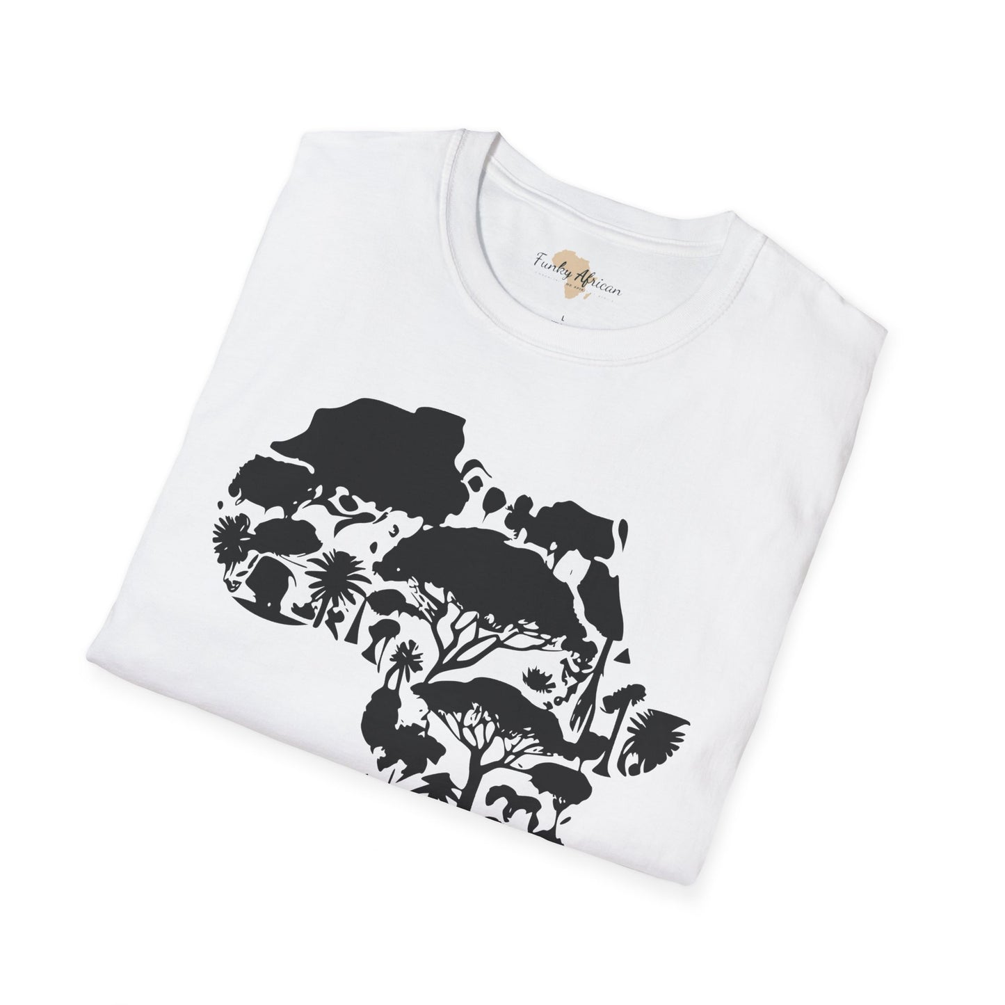 African map unisex softstyle tee