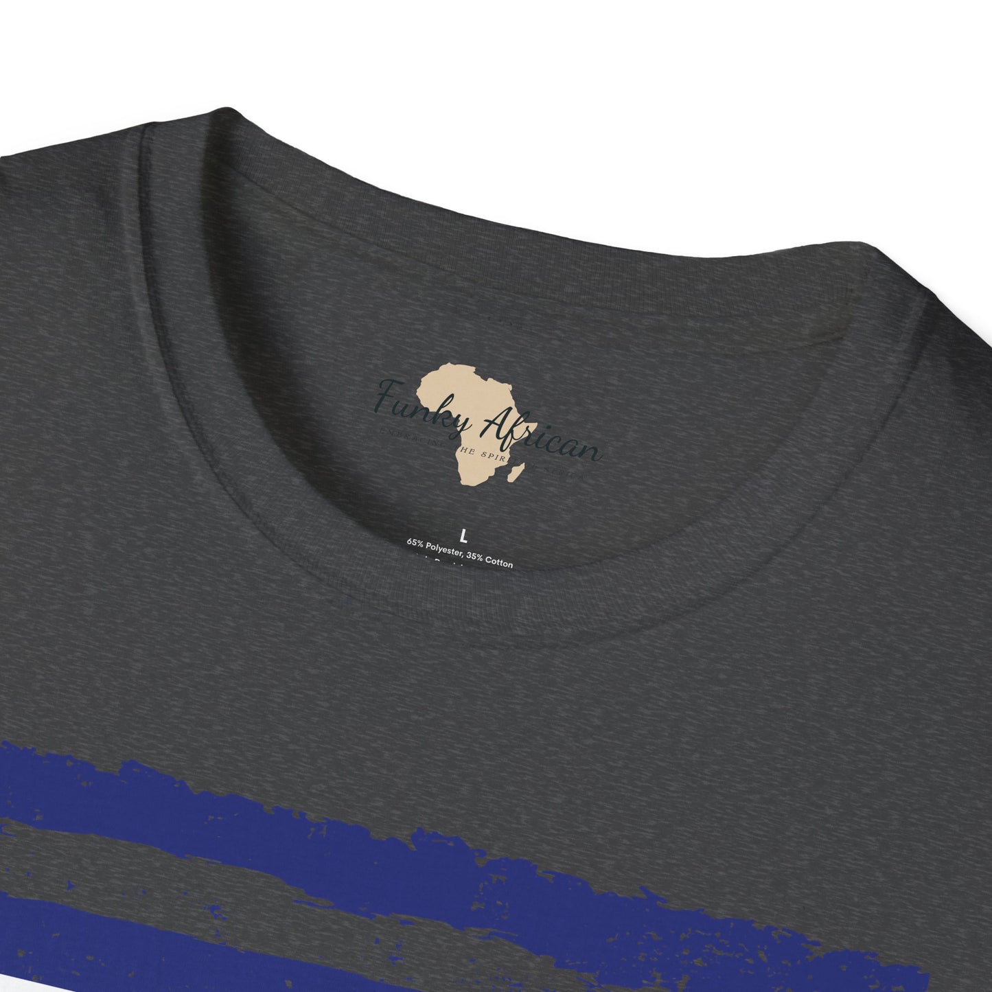 Lesotho strip unisex softstyle tee