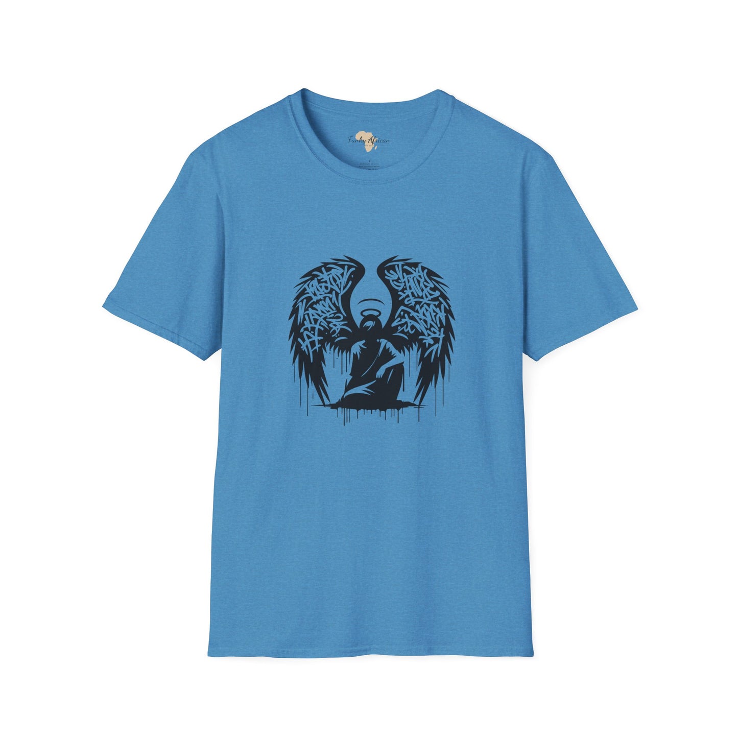 Angel graffiti unisex softstyle tee