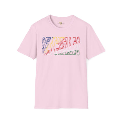 Seychelles text unisex softstyle tee