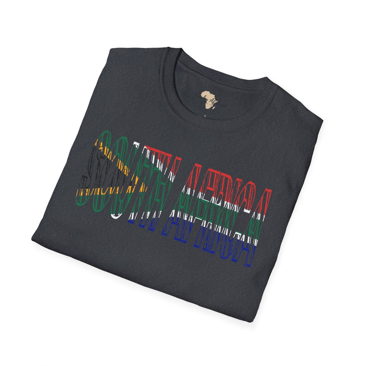 South African text unisex softstyle tee